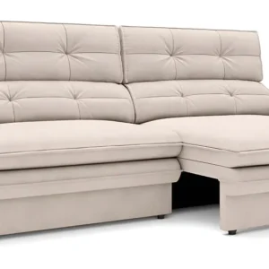Sofa 5 Lugares Retratil E Reclinavel Pegasus 2,50m Cor Areia
