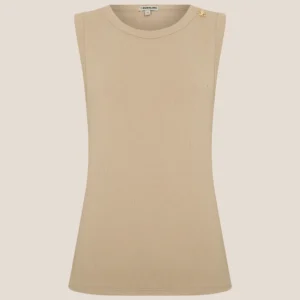 Regata Dudalina Cris Ve26 Bege Feminino