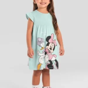 Vestido Minnie E Margarida Infantil Original Disney