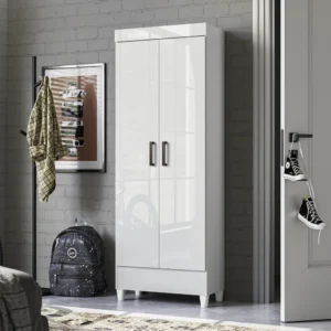 Armário Multiuso 2 Portas 165cm Com Prateleiras Lavanderia