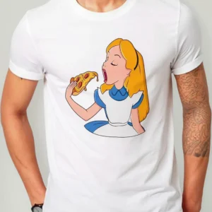 Camiseta Princesa Cinderela Emgraçada Disney Pizza Moda D65