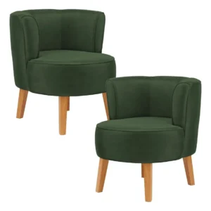 Kit 2 Poltronas Cadeira Macia Para Clínica Ergonômica