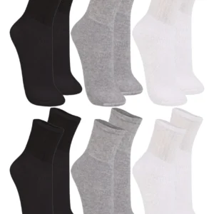 Kit Com 6 Meias Cano Médio Esportiva Trifil Original Básica