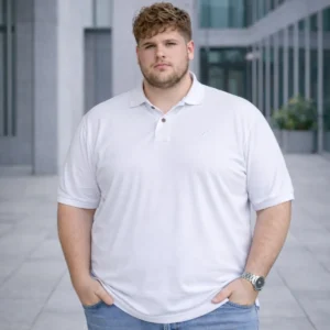 Camisa Camiseta Polo Plus Size Masculina Piquet