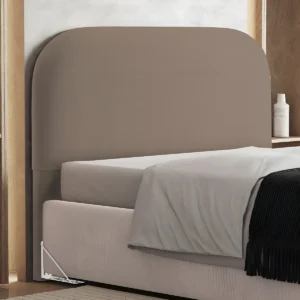 Cabeceira Cama Box Queen 160cm Orgânica Lanna Bouclê Bege