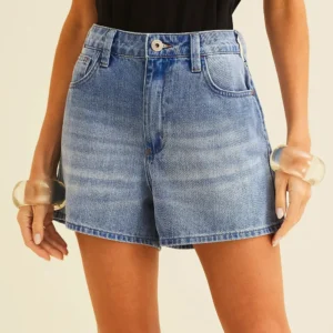 Short Jeans Forum Sofia Bright Ve26 Azul Feminino
