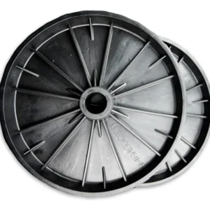 2 Roda Plástico Betoneira Menegotti 250/400l Prime Original