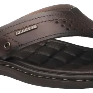 Chinelo Pegada Masculino Amortech Couro Versátil Confortável
