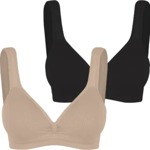 Kit 2 Sutiãs Trifil Daily Top Com Bojo Soutien Sem Costura