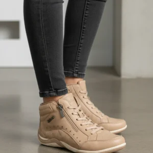 Tenis Botinha Kolosh Feminino Confortavel Cano Alto Charme