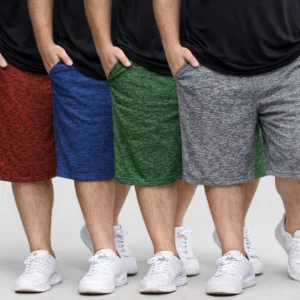 Kit 4 Bermuda Short Masculino Dry Fit Academia Plus Size