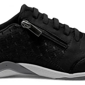 Tênis Feminino Calce Fácil Zíper Conforto Elástico Gel