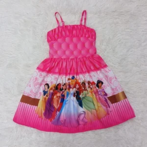 Vestido Infantil Menina Casual Alcinha Ciganinha Lastex