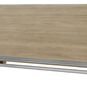 Armário Multiuso Aéreo Cabideiro Grécia Branco - Lyam Decor Cor Castanho