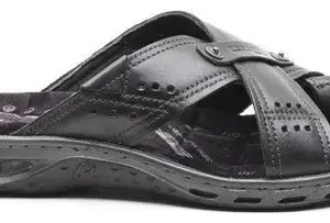 Chinelo Pegada Masculino Conforto Em Couro - Pegada