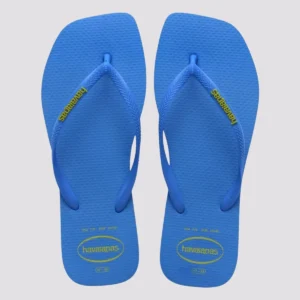 Chinelo Havaianas Slim Square Logo Pop Up Original Conforto