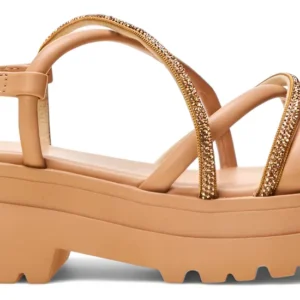 Sandália Feminina Plataforma Casual Fivela Ramarim