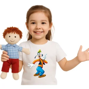 Camiseta Moda Infantil Pateta Disney Volta As Aulas 2026
