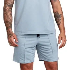 Conjunto Masculino Camisa E Short Moletinho Leve Macio
