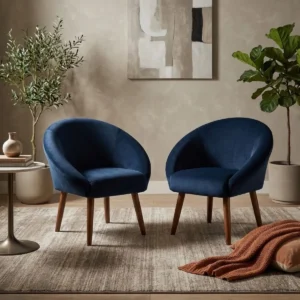 Conjunto 2 Poltronas Decor Para Sala De Espera Reforçado