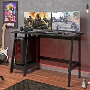 Mesa Escritório Escrivaninha Mc-190 Preto Ca