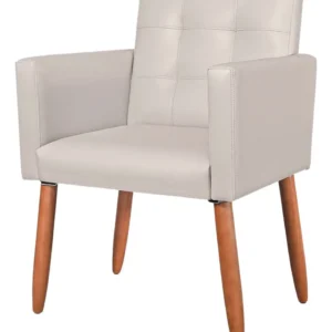 Cadeira Decorativa Resistente Para Consultório Recepção