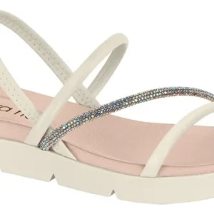 Sandália Papete Feminina Beira Rio Brilho Moda Lançamento