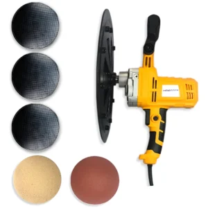 Desempenadeira Elétrica Mde 1200w + 5 Discos Para Reboco