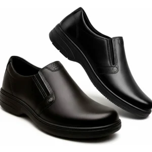 Sapato Social Masculino Mocassim Pegada Couro Legítimo