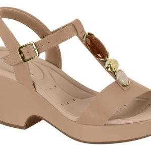 Sandália Salto Feminina Modare Confortável Casual Moda Leve