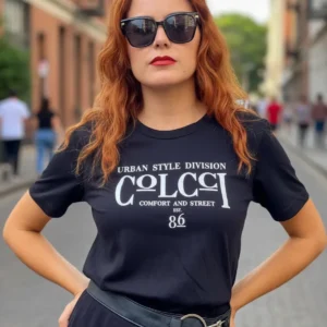 Camiseta Colcci Comfort Feminina Algodão Casual - Orginal