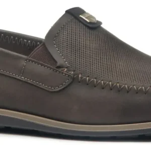 Mocassim Pegada 141603 Masculino Cravo Casual