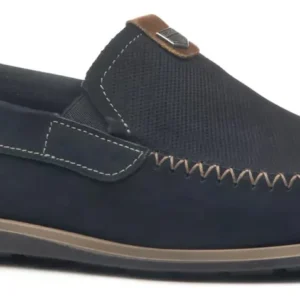 Mocassim Pegada 141603 Masculino Marinho Casual Clássico