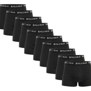 Kit 10 Cuecas Boxer Algodão Polo Wear Masculina Original