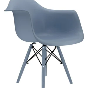 Cadeira Arm Dsw Injetado Cx 1 - Pp Azul Aco