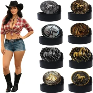 Cinto Country Fivela Feminino Cavalo Cavalgada