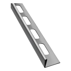 Perfil Filete L Escovado Transição Inox 304 1m