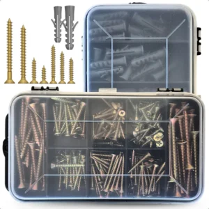 Caixa Maleta Parafuso Chipboard Phillips + Bucha Kit 300un