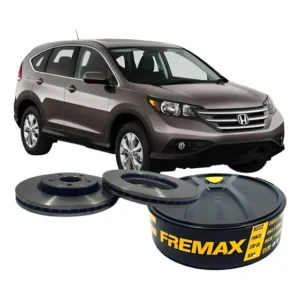 02 Disco Freio Dianteiro Ventilado Crv 2007 À 2016