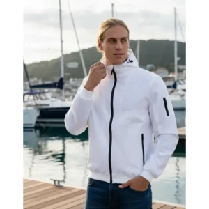Jaqueta Masc. Corta Vento Importada Yacht Master - Branco