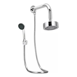 Ducha Autolimpante aquecedor Completo com desviador Cromado Cor Inox Jdm Efata