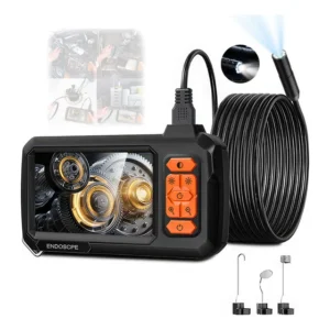 Câmera Endoscópica Genérica T30 5m Com Tela Ips De 4,3ft, Câmera De Inspeção De Boroscópio Com Luz, Câmera Cobra À Prova D'água Ip67, Câmera De Escopo Para Automotivo