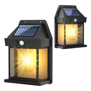 Arandela Solar De Parede Externa Led Luz Sensor