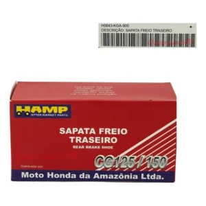 Lona De Freio Traseiro Original Hamp Honda Cg 125 / 150