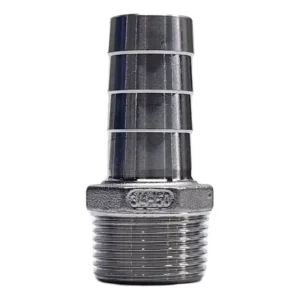 Espigão Macho Inox 316 Rosca De 3/4 Bsp