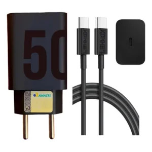 Carregador 50w Turbo Para Samsung A15 A34 A54 S23 S24 Ultra