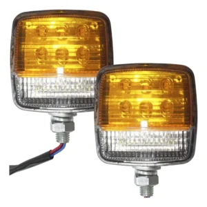 2 Farol Led Empilhadeira Pisca Seta Iluminação Universal 39w