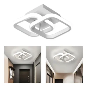 Luminária Candeeiro De Teto Pendente Preta 24x20x12,5cm Cor Branco