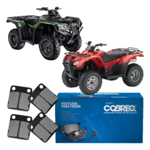 Jogo Pastilha De Freio Dianteiro Honda Trx Fourtrax 350 420