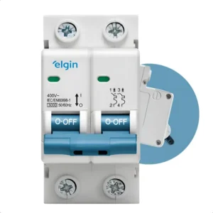 Disjuntor Bipolar Elgin 6a 10a 16a 20a 25a 32a 40a 50a 63a